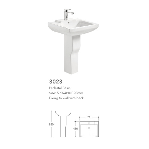 glazed ceramic basin glass white color