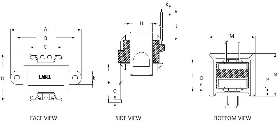 AC 3kv for 3s 500va Toroidal Power Transformer Ei57 Auto Step Down Electrical Power Transformer