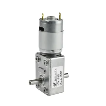 JGY-370 DC Worm Gear Motor 6V/12V 210rpm
