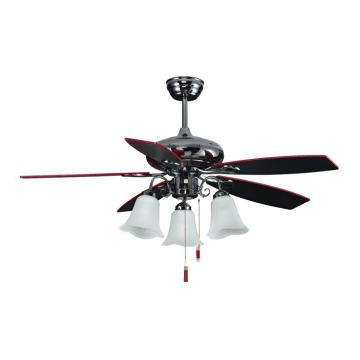 Black Classic Ceiling Fan with Light