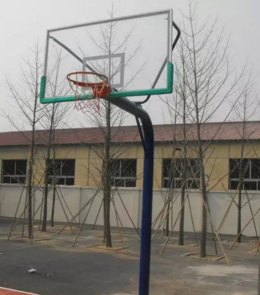outdeoor Land-buried basketball hoop