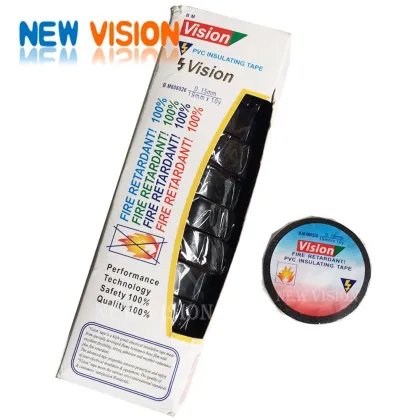 Factory sale strong adhesion same quality as tesa black PVC insulation tape