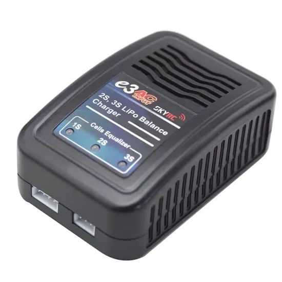 SKYRC SK-100081 E3 Lipo Battery Balance Charger AC Input 1S 2S 3S Cells 3.7V 7.4V 11.1V RC Charging Parts Power Cable US EU Plug