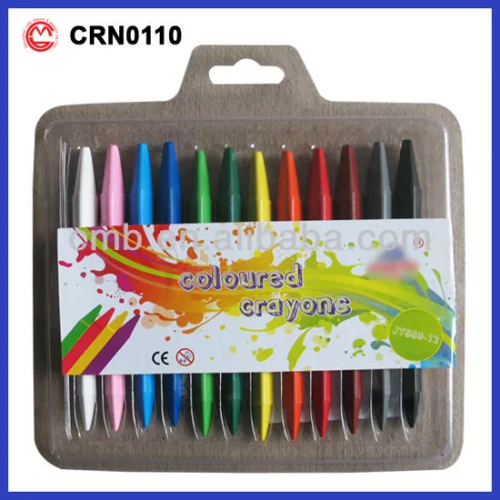12PC PLASTIC COLOR CRAYON