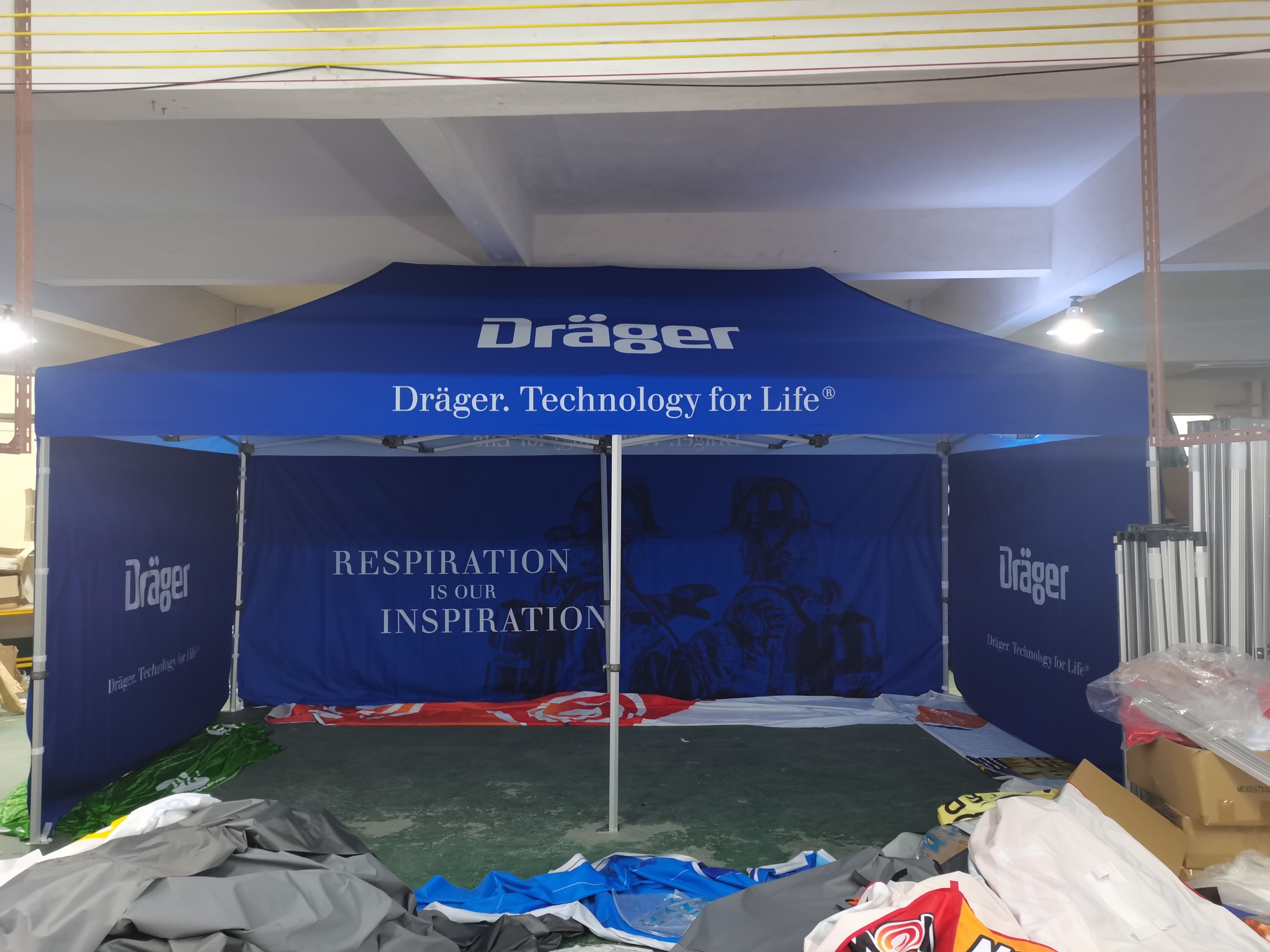 custom printed tents