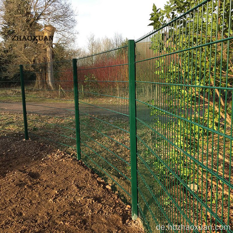 Hochsicheres, verzinktes pulverbeschichtetes Doppeldrahtzaun