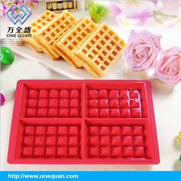 Red Color Sweet Love waffle cake mould cake Bakeware