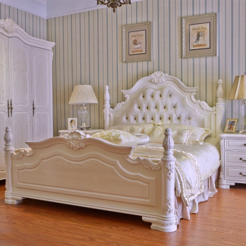 Modern Luxury Metal Double Bed for Bedrooms and Hotels