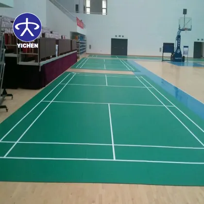 International Standard Badminton PVC Flooring 4.5mm Thick Waterproof Sports Floor
