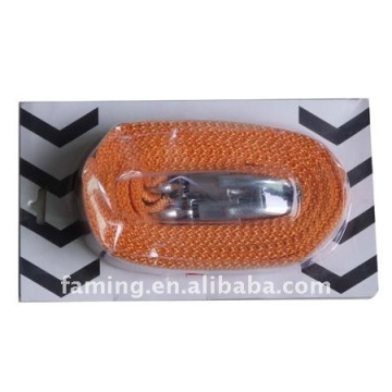 45mm x 5m orange polyester webbing towing rope 3 Ton