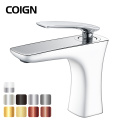 vessel sink faucets Single Hole Brass Faucets For Bathroom Sinks Manufactory