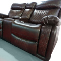 PU 3+2+1 Reclining Sofa with Console