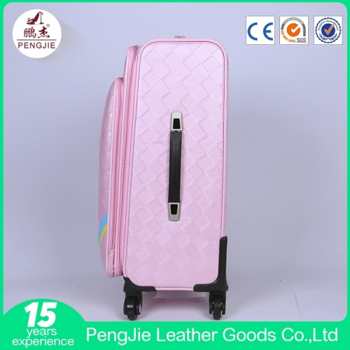 Pink vintage suitcase travel luggage