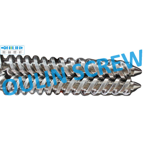 Bimetal Liner& SKD61 Liner 55/120 Twin Conical Screw Barrel for WPC PVC Sheet Profile Extrusion