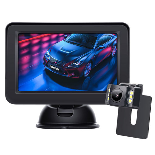 wireled backup camera monitor reversing aid for car