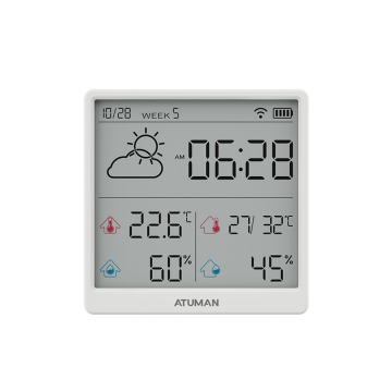 Duka TH3 Indoor Thermo Digital Temperature and Humidity Monitoring System