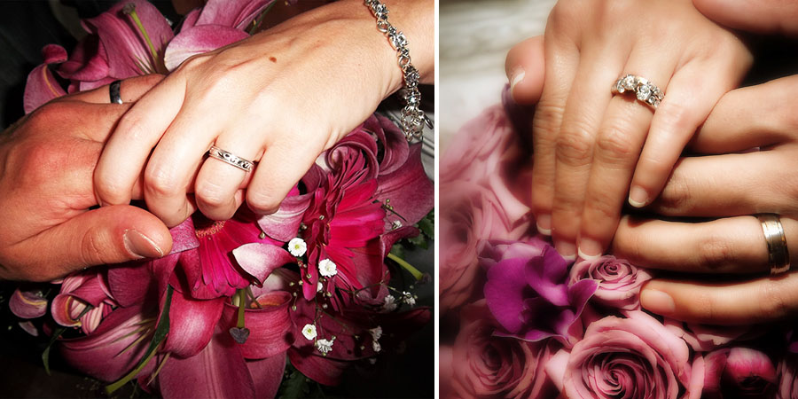 wedding ring finger