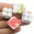 Cute Lifelike Yoghurt Resin Craft 3D Ornament Cabochon για μπρελόκ Διακόσμηση κοσμημάτων