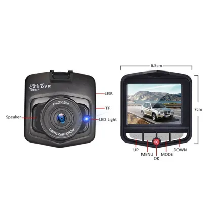 HD 1080P Car Camera Dash Cam DVR Recorder with Rear View