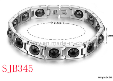 Fashion Men's 316L Stainless Steel Magnetic Bracelet (SJB345)