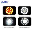 12V Motorcycle Headlight with RGB Angle Eye