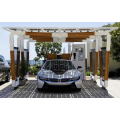 Solar energy carport aluminum mounting system