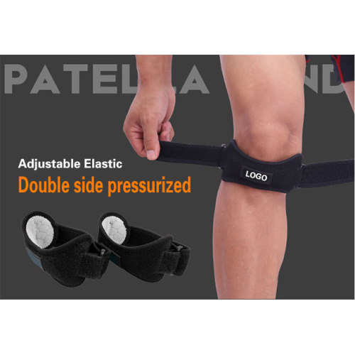 Special knee damping support belt for running