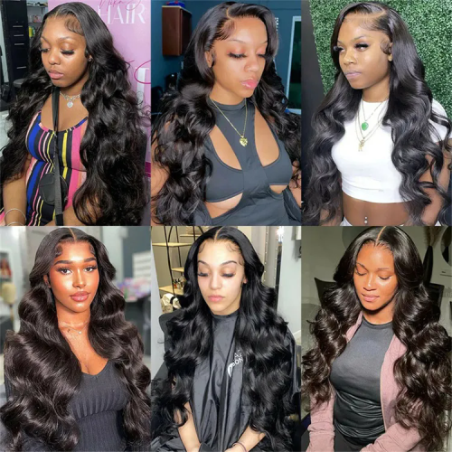 Raw Vietnamese Wig Human Hair Body Wave Lace Front Wigs Human Hair Wholesale Glueless HD Lace Frontal Wigs For Black Women