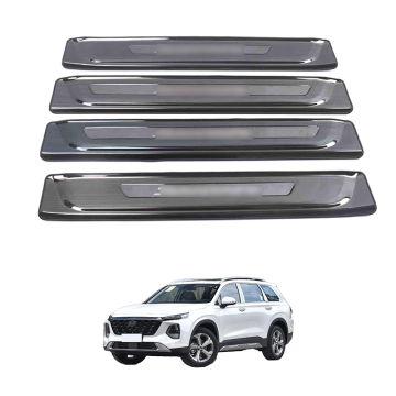 OEM Car Stainless Steel Door Sill Guard Trim for 2019 Hyundai Santa Fe