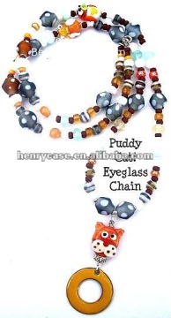 kids style puddy cat eyeglasses chain