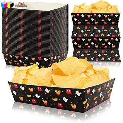 Customized Food Grade Seafood Box Paper for Snacks