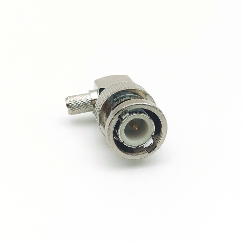 R/A Male Plug Cable Mount BNC Coaxial Connector