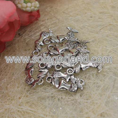 15*12MM Antique Tibetan Silver Butterfly Pendants Charms