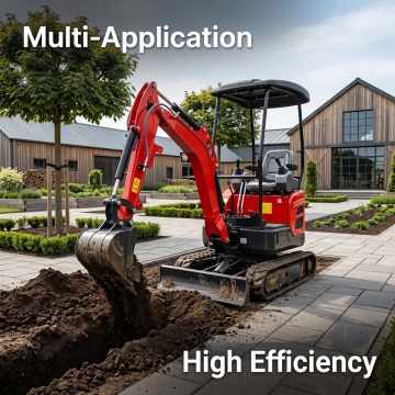 2 Ton Canopy Mini Excavator Multi Purpose Digger