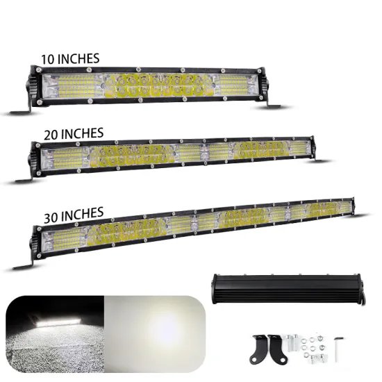 Hearxin LED Universal Spotlight Light Bar - 20 Inch 78W Ultra-Thin Work Light for Truck