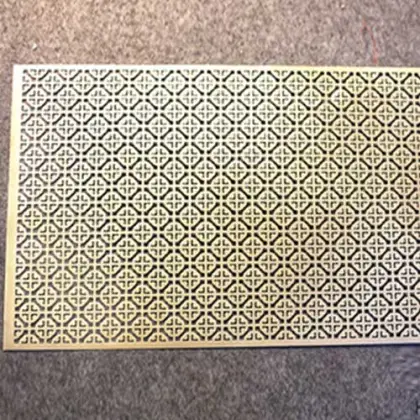 decoration Copper Sheet Perforated Metal Sheet