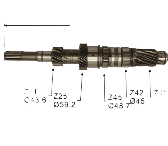 Transmission gearbox parts Counter Shaft for korea cars 33301-60050