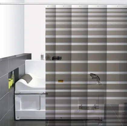 Pier 1 Waterproof Bathroom printed Shower Curtain