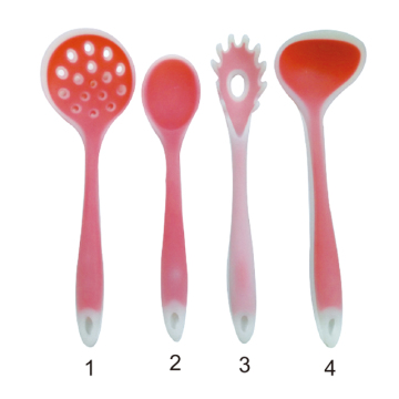 Ensemble d'outils de cuisine en silicone, 4 pièces