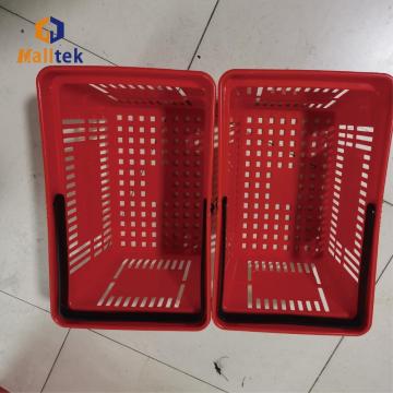 Customized color single handle portable shopping basket