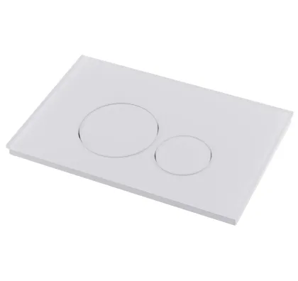 ABS Plastic Dual Flush Wall-Mounted Toilet Flush Plate