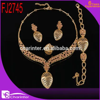 dubai gold jewelry set african jewelry sets wedding party jewelry gold jewelry gold plated jewelry wholesale FJ2736