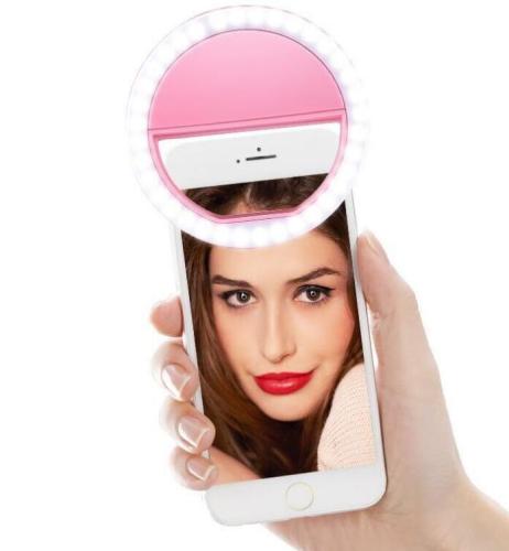 USB recargable chica selfie