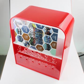 Acrylic E-cigarette display case with lock