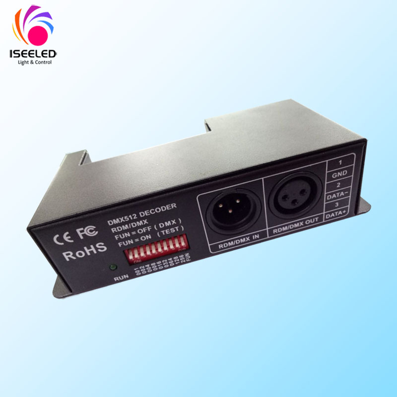 RGBW DMX PWM LED وحدة تحكم