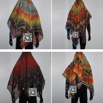 Custom Sublimation Printed Scarves Factory
