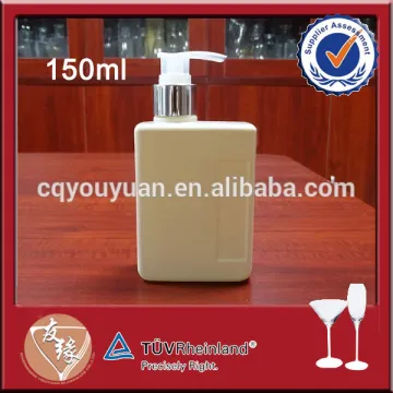 Portable hand sanitizer bottle 150ml glass bottle for liquid soap