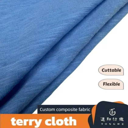 Bamboo Terry Pure Cotton Textured Fabric