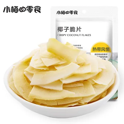 Crispy tasteful coconut flakes