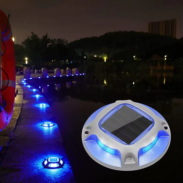 Luzes de marcador de garagem solar 12 pacote 12: Doca de barco a solar externo e luzes de deck movidas a energia solar